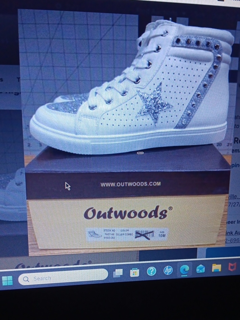 Outwoods Womens High-Top Shoes With Zipper Size 10